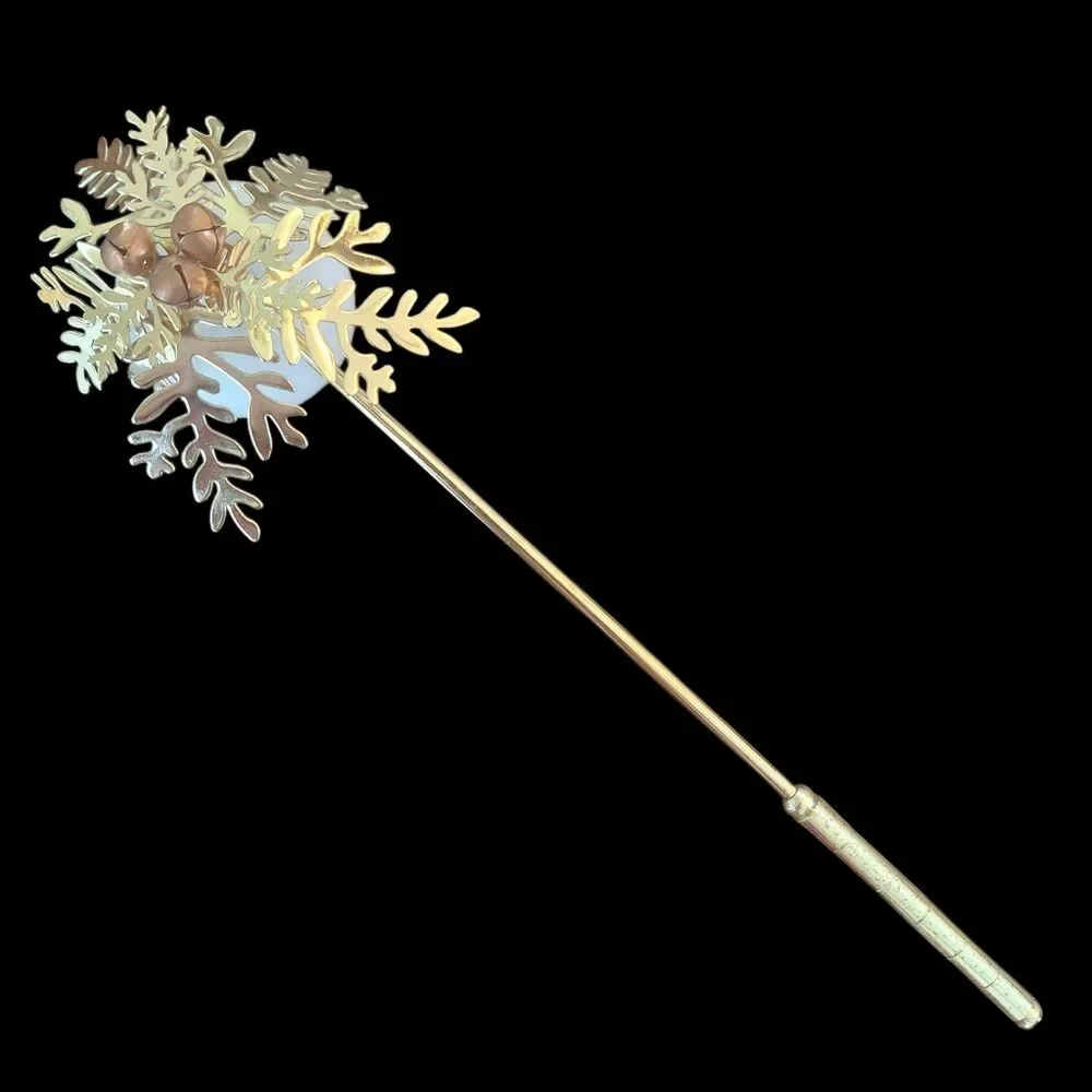 Dept 56 Vintage Porcelain Sleigh Bell Candle Snuffer 90s